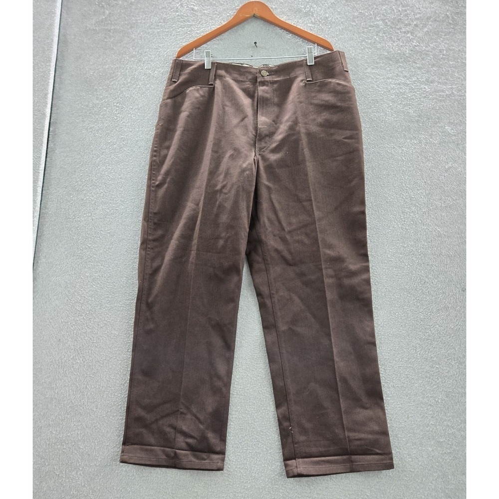 Ben Davis Men Pants 40 Brown 697 Original Ben's Work Twill Straight 30" Inseam